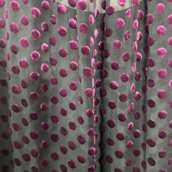 258. Club Monaco silk sheer long sleeve blouse - Picture 5 of 9